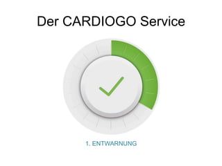 Der CARDIOGO Service 
1. ENTWARNUNG 
 