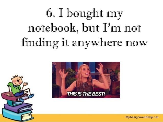 100 excuses for not doing homework picture