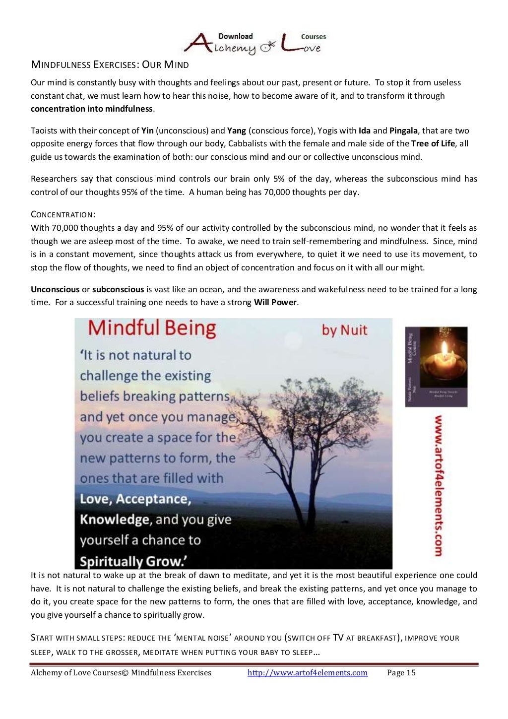 12 best mindfulness exercises by Nataša Pantović