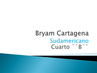 BryamCartagena Sudamericano Cuarto ``B´´ 