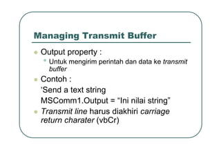 12c Komunikasi Data Serial Di Pc Dengan Vb