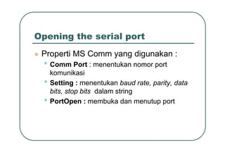 12c Komunikasi Data Serial Di Pc Dengan Vb