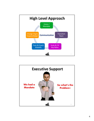High Level Approach Example Agile at Scale with Scrum: The Good, the Bad, and the Ugly | PDF