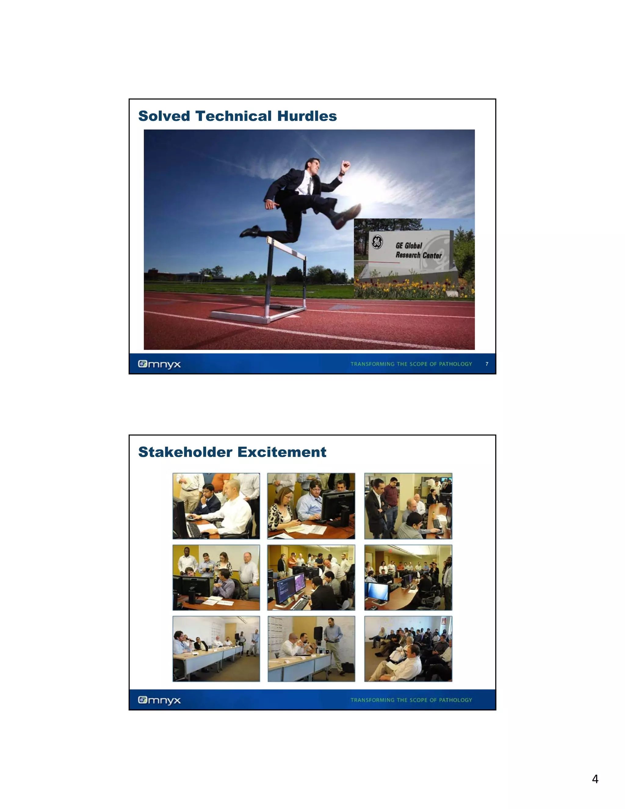 Solved Technical Hurdles

7

Stakeholder Excitement

4

 