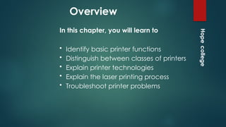 Notes On Printers 12 chapter printers.pptxGRIQGIHIREIQGHERIQHGIH | PPTX
