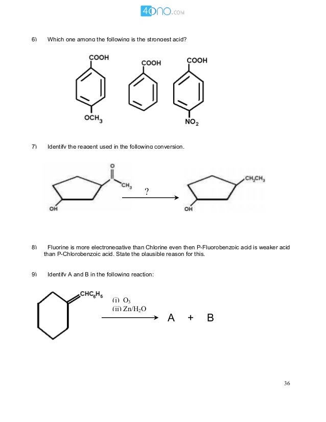12 chemistry impq_ch12_aldehydesketonesandcarboxylicacids