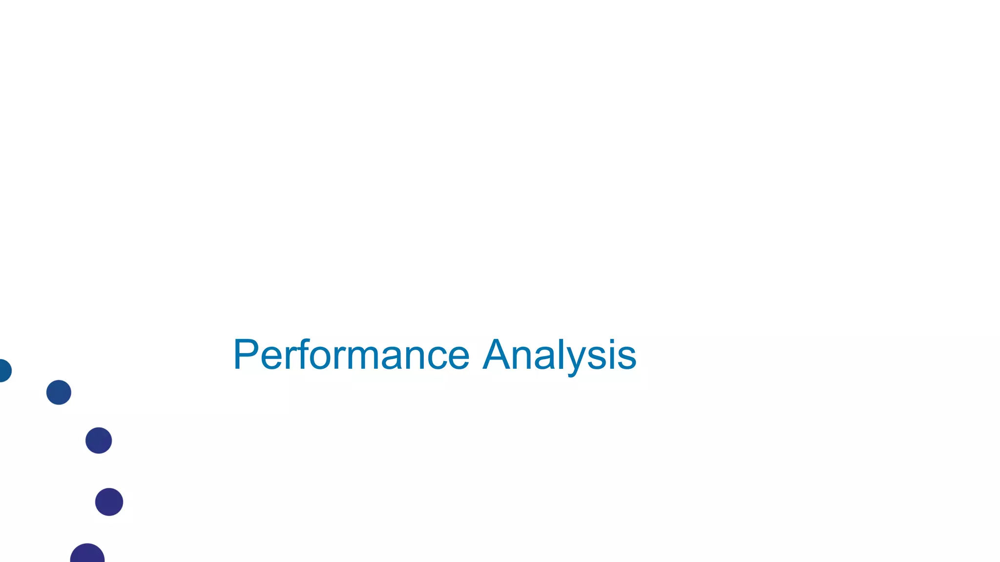 Performance Analysis
 