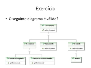 Exercício
• O seguinte diagrama é válido?
 