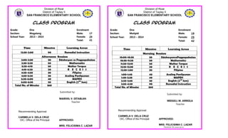 1 & 2 class program 2013 2014 | PPT