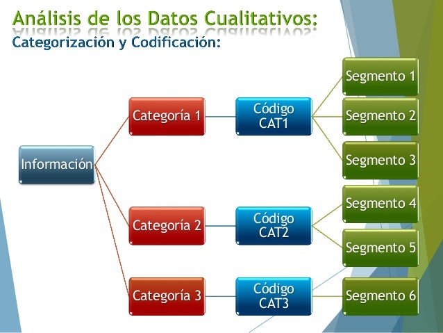 Codifiación y Categorización de Datos Cualitativos
