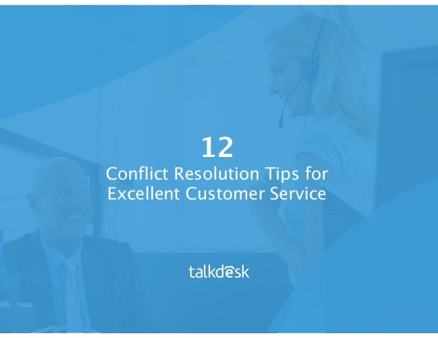 customer service conflict resolution