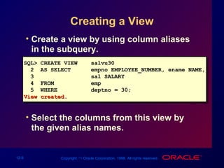 Les12 creating views | PPT