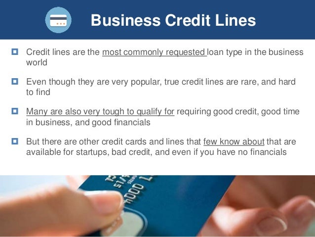 12 Credit Lines And Cards You Can Get For Your Business
