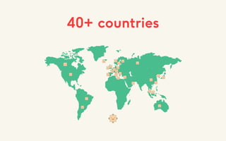 40+ countries
 