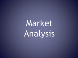 Market
Analysis
 