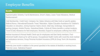 Employee Benefits
1/4/2017Manash Pratim Kalita,Roll No-198,Section-M4
 