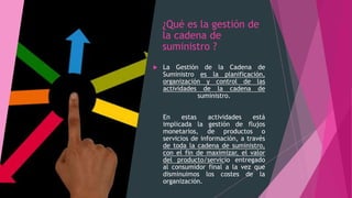Papel de la distribución en la cadena de suministro | PPTX
