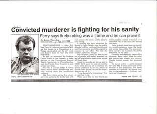 5-Convicted Murderer Fighting for Sanity-Billy Ferry