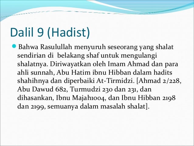 12 Dalil Sholat Berjama Ah By Ibnul Qoyyim