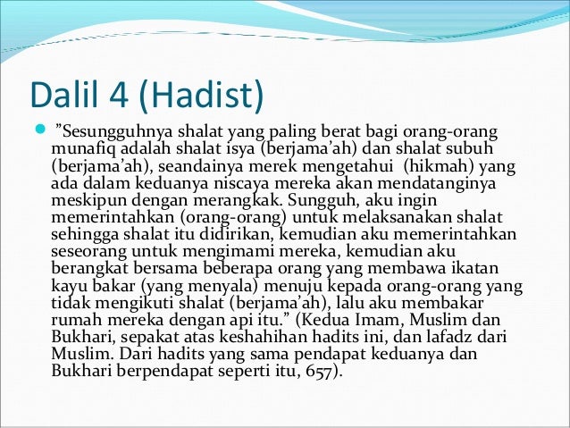 Hadis Shalat Jamaah Gambar Islami