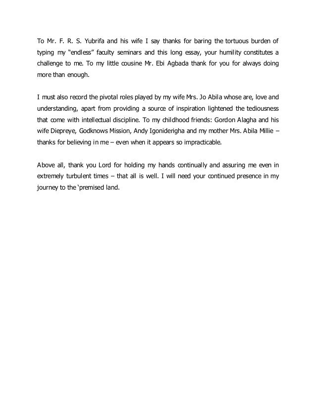 Humility essay