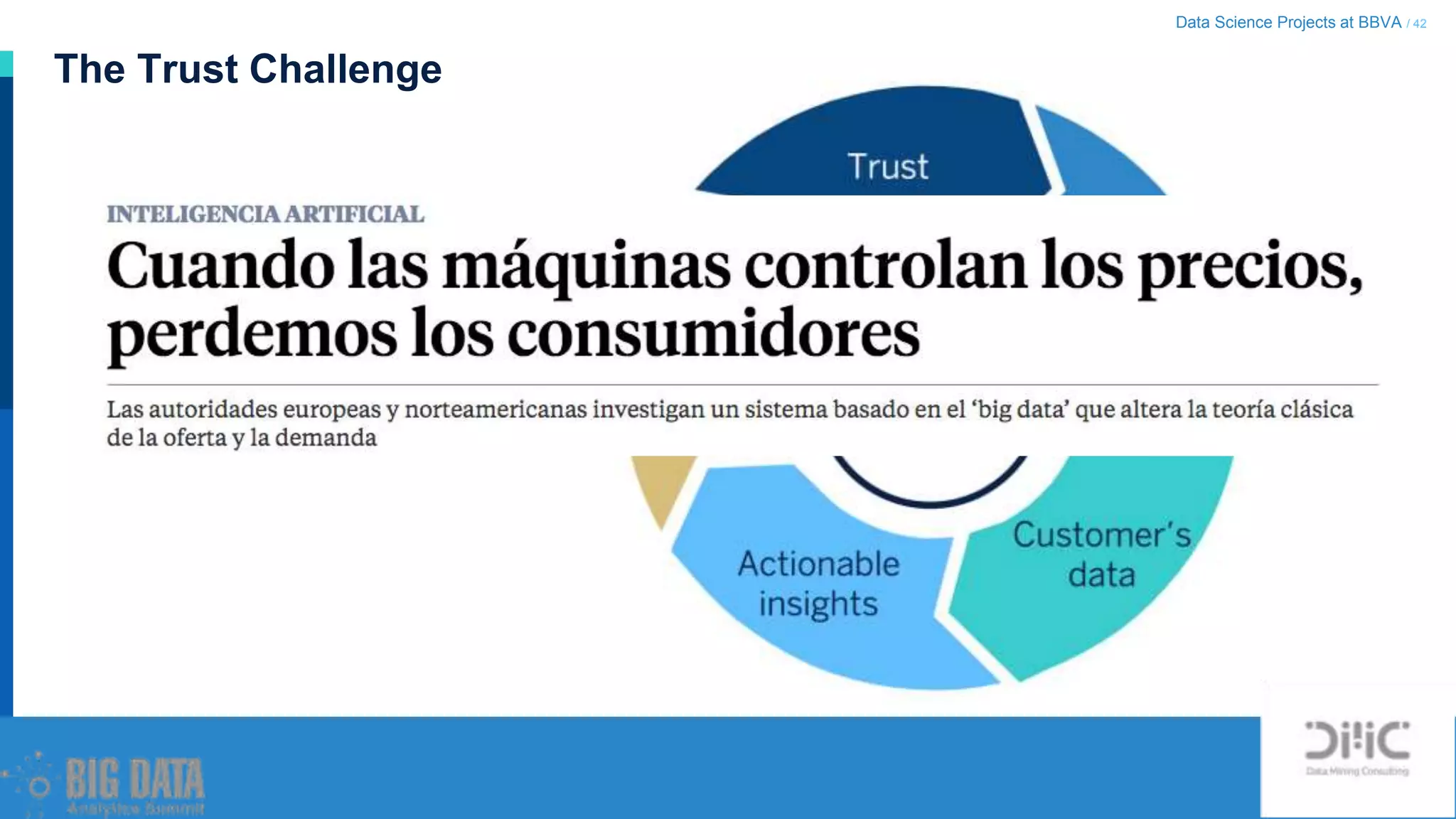 Data Science Projects at BBVA / 42
The Trust Challenge
 