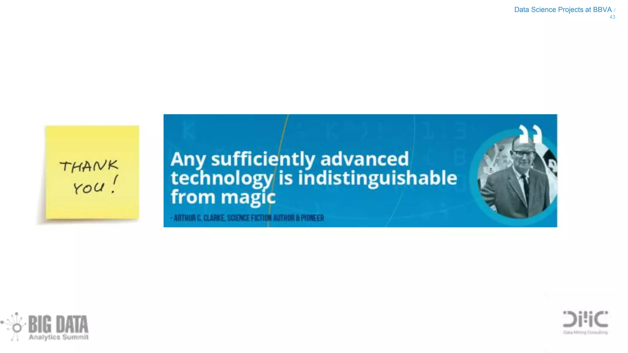 Data Science Projects at BBVA /
43
 