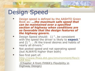 12 design speed and design traffic ppt notes.ppt