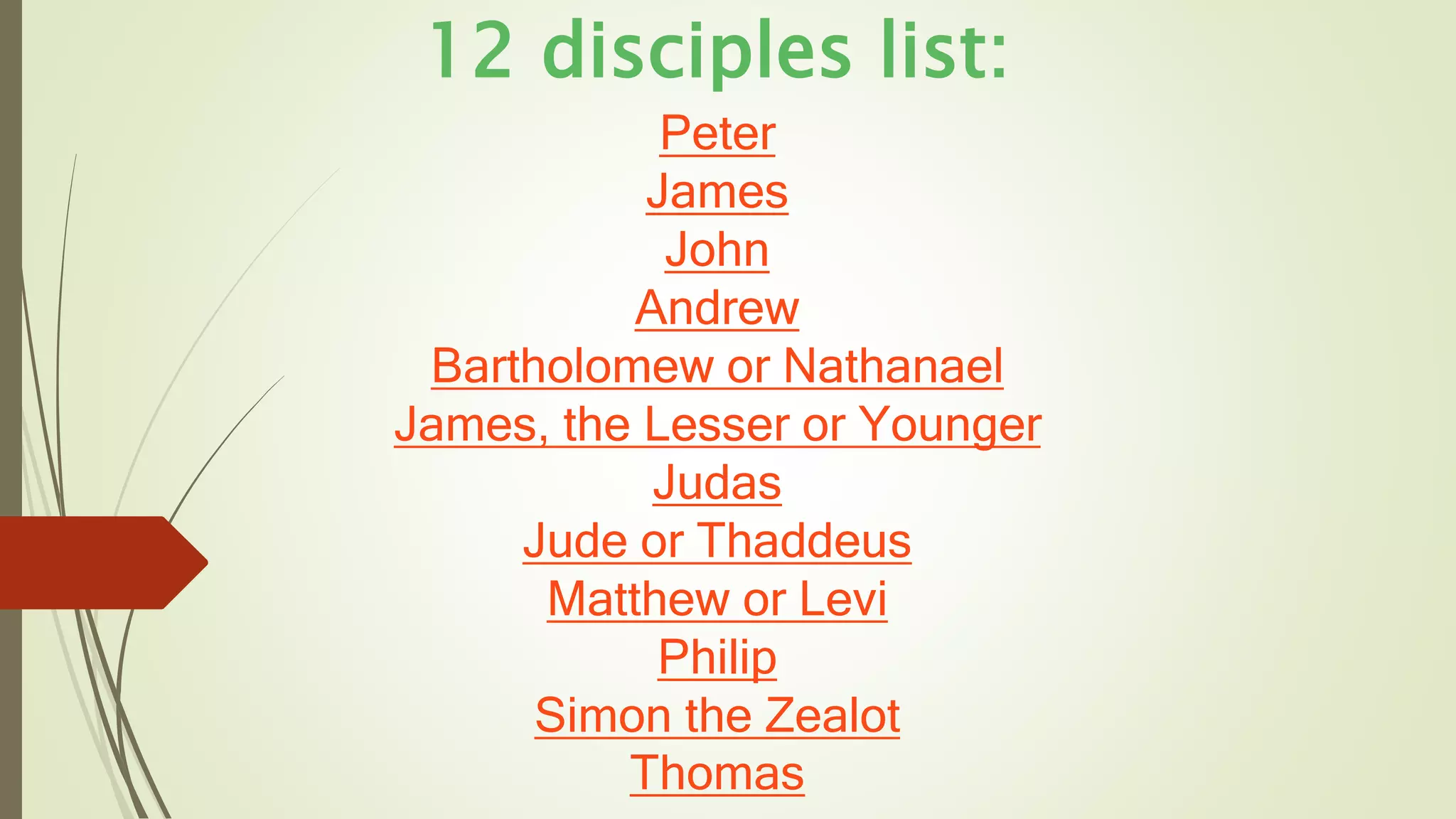 12 disciples list.pptx
