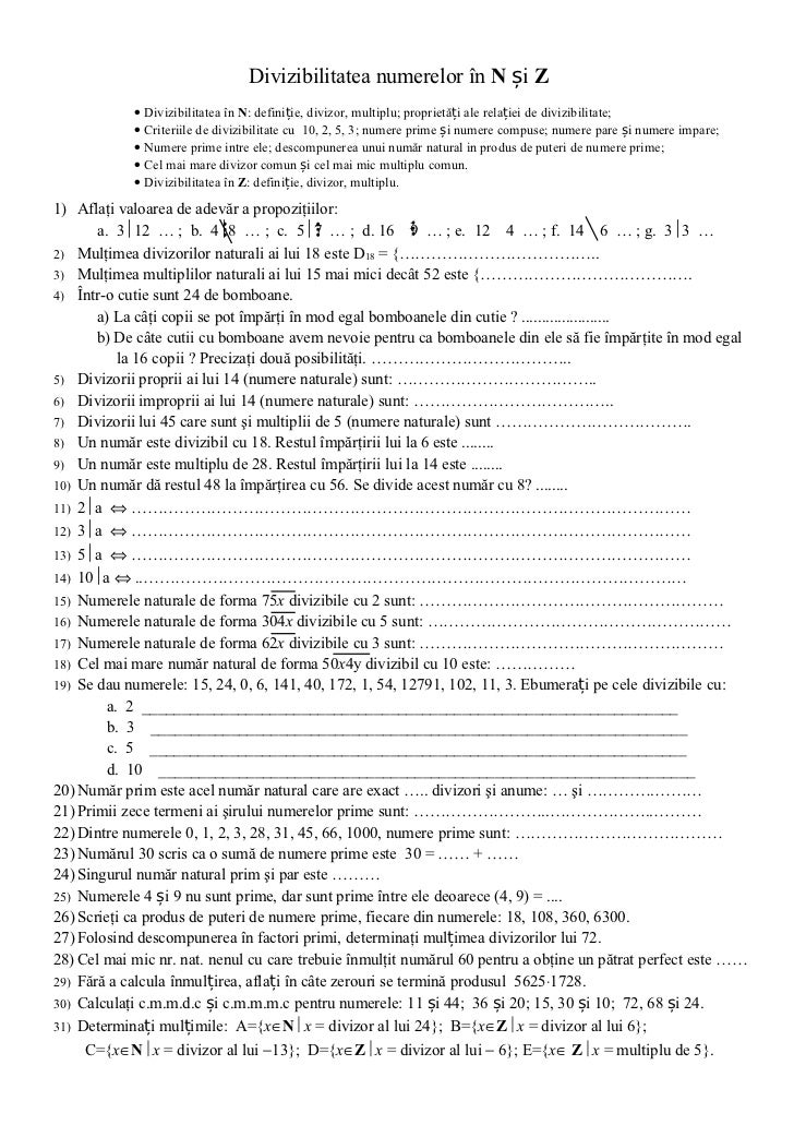 12divizibilitate