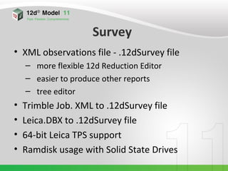 12d model - Whats new in V11 | PPT