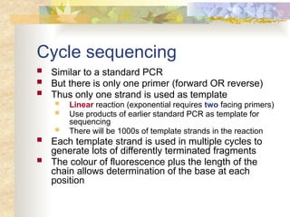 Comprehensive Overview of DNA Sequencing Techniques and Analysis | PPTX