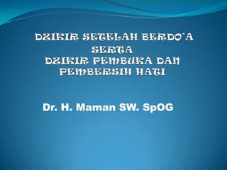 Dr. H. Maman SW. SpOG
 