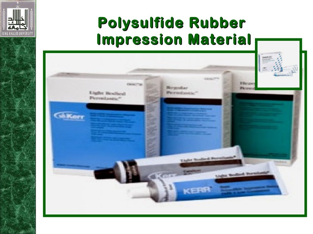 elastomeric Impression DENTAL material
