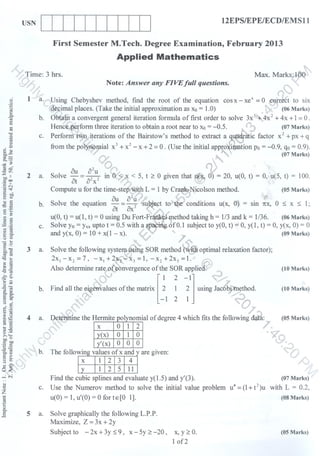 12 ems11  applied mathematics - feb 2013