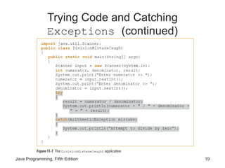 12 exception handling | PPT