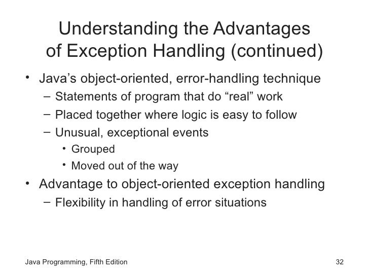 12 exception handling