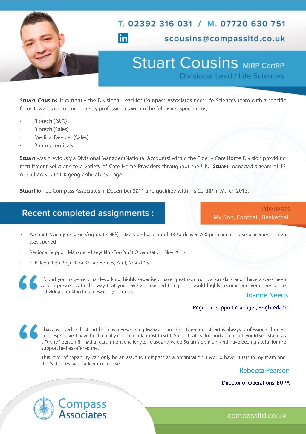 Compass Associates Stuart Cousins February 2016v3