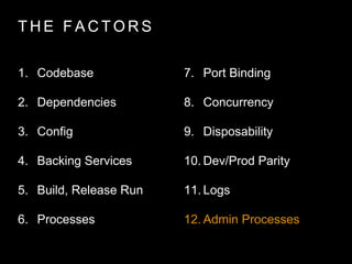 The 12 Factor App | PDF