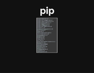pip
 
