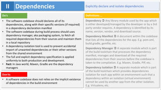 12 factor app - Core Guidelines To Cloud Ready Solutions | PDF