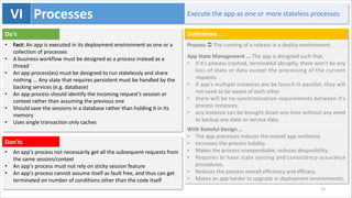 12 factor app - Core Guidelines To Cloud Ready Solutions | PDF