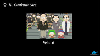 Veja só
III. Configurações
 