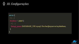 III. Configurações
 
