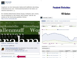 Facebook Statistiken

         FB-Seitem
 