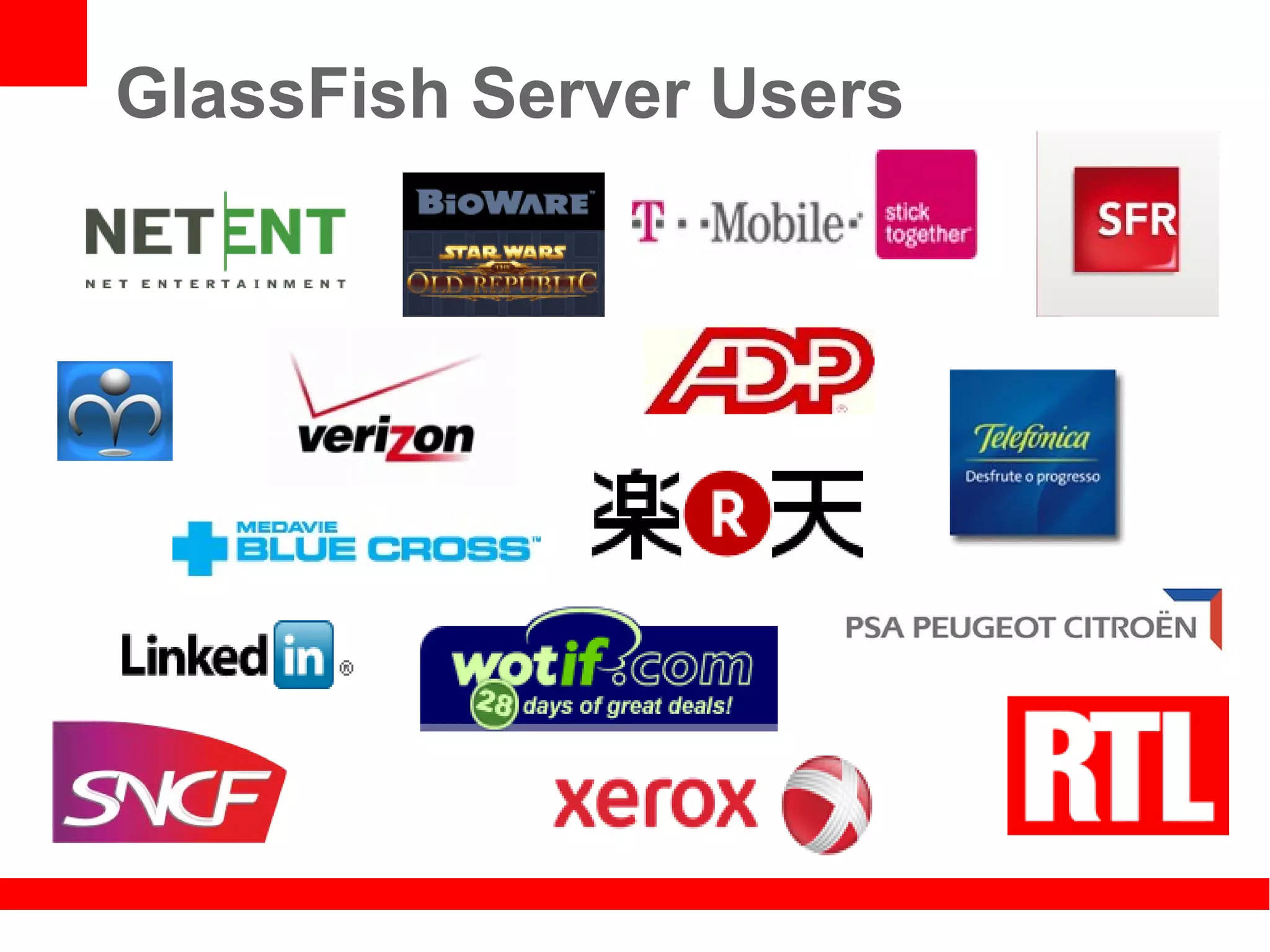 GlassFish Server Users
 
