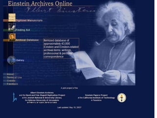 www.alberteinstein.info
 