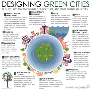 Designing Green Cities