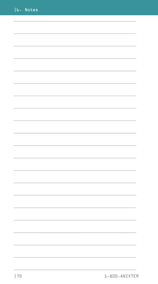 _________________________________________________________________________________________
_________________________________________________________________________________________
_________________________________________________________________________________________
_________________________________________________________________________________________
_________________________________________________________________________________________
_________________________________________________________________________________________
_________________________________________________________________________________________
_________________________________________________________________________________________
_________________________________________________________________________________________
_________________________________________________________________________________________
_________________________________________________________________________________________
_________________________________________________________________________________________
_________________________________________________________________________________________
_________________________________________________________________________________________
_________________________________________________________________________________________
_________________________________________________________________________________________
_________________________________________________________________________________________
_________________________________________________________________________________________
_________________________________________________________________________________________
_________________________________________________________________________________________
_________________________________________________________________________________________
|6. Notes
|70 1.800.ANIXTER
 