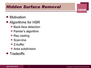 Hidden Surfaces | PPT